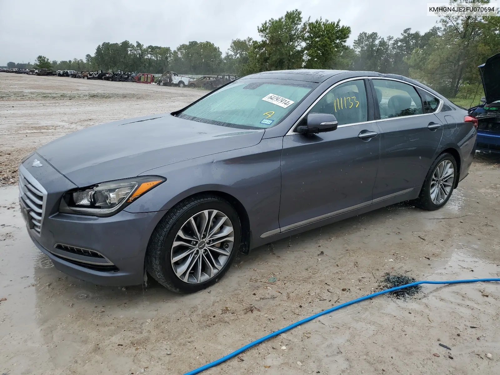 KMHGN4JE2FU070694 2015 Hyundai Genesis 3.8L