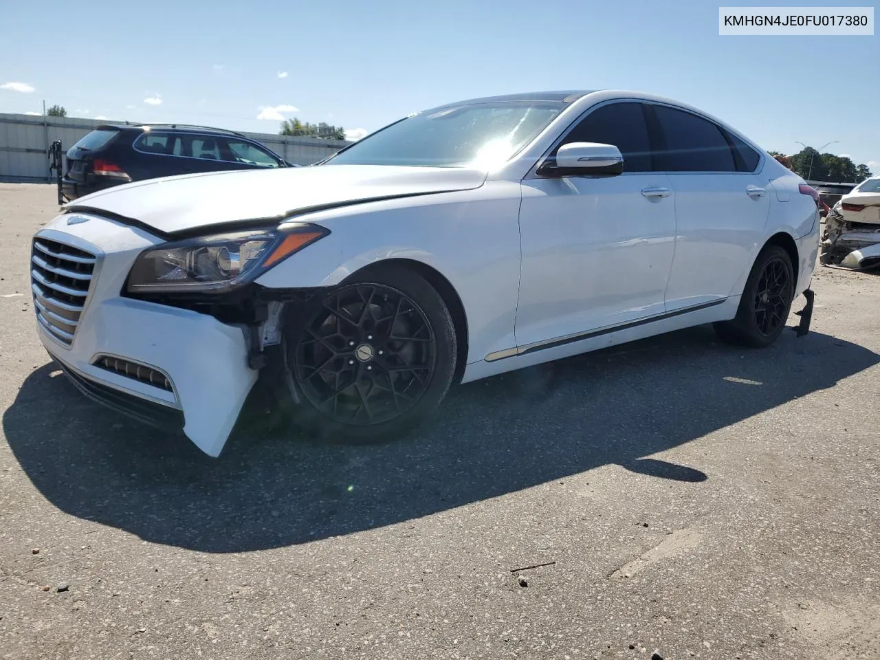 KMHGN4JE0FU017380 2015 Hyundai Genesis 3.8L