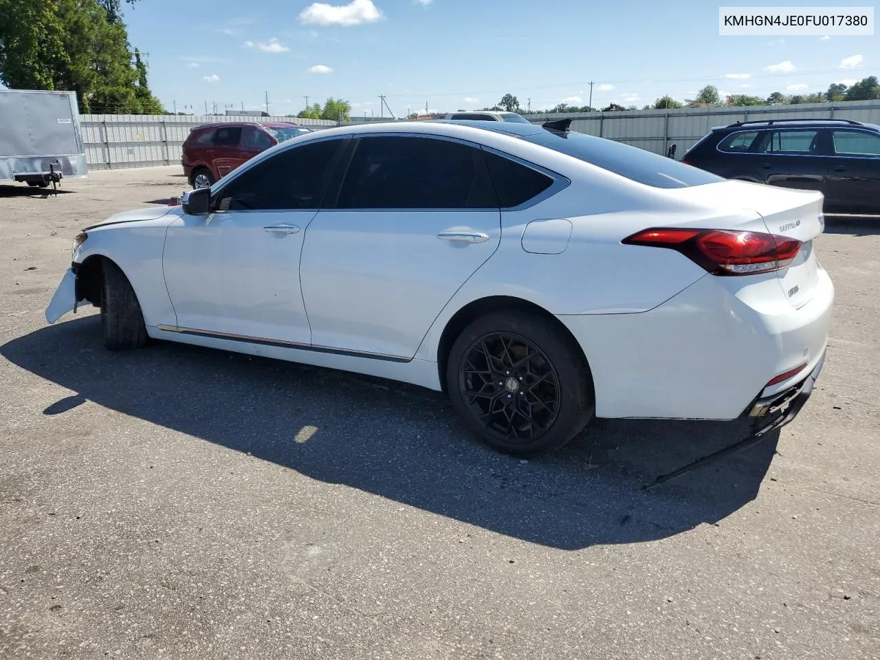 KMHGN4JE0FU017380 2015 Hyundai Genesis 3.8L