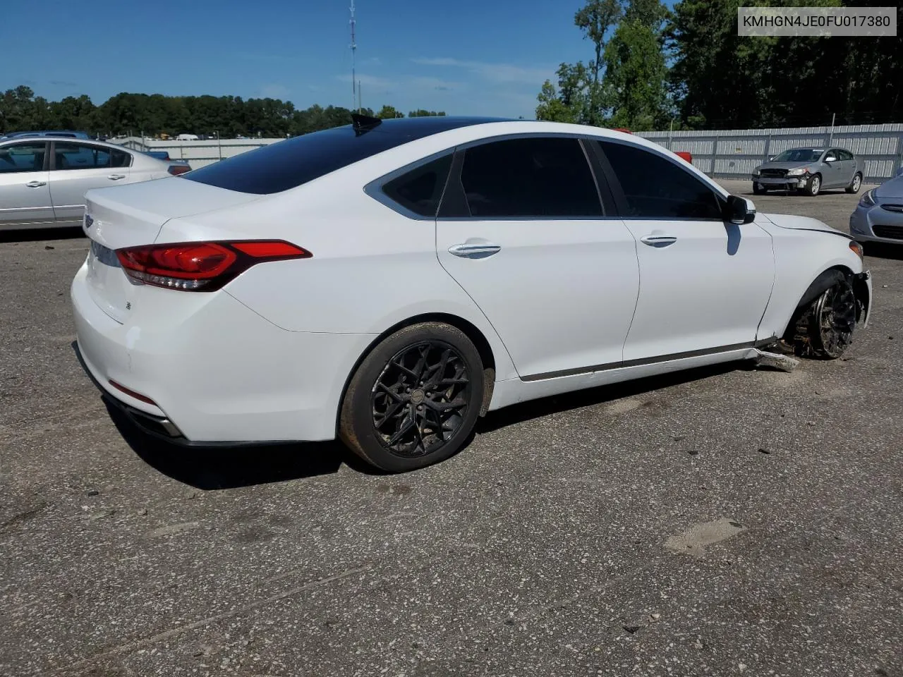 2015 Hyundai Genesis 3.8L VIN: KMHGN4JE0FU017380 Lot: 64771804