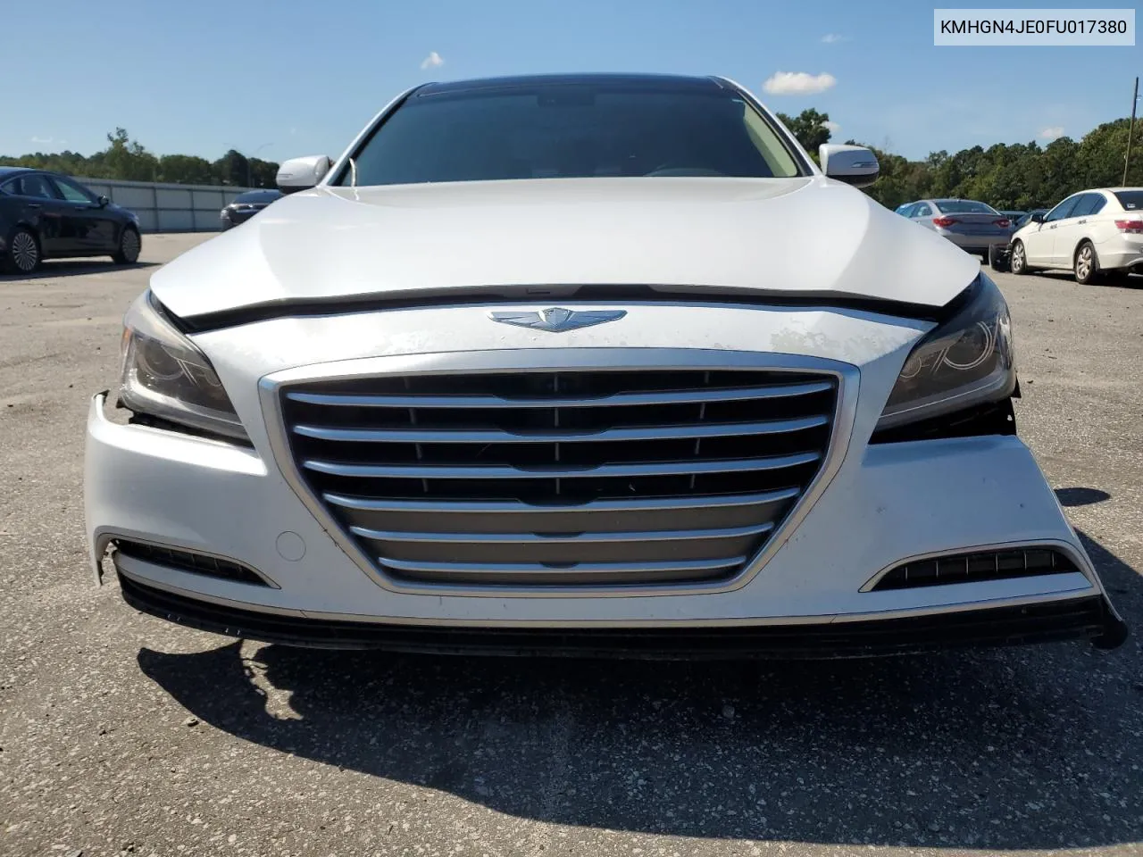 2015 Hyundai Genesis 3.8L VIN: KMHGN4JE0FU017380 Lot: 64771804