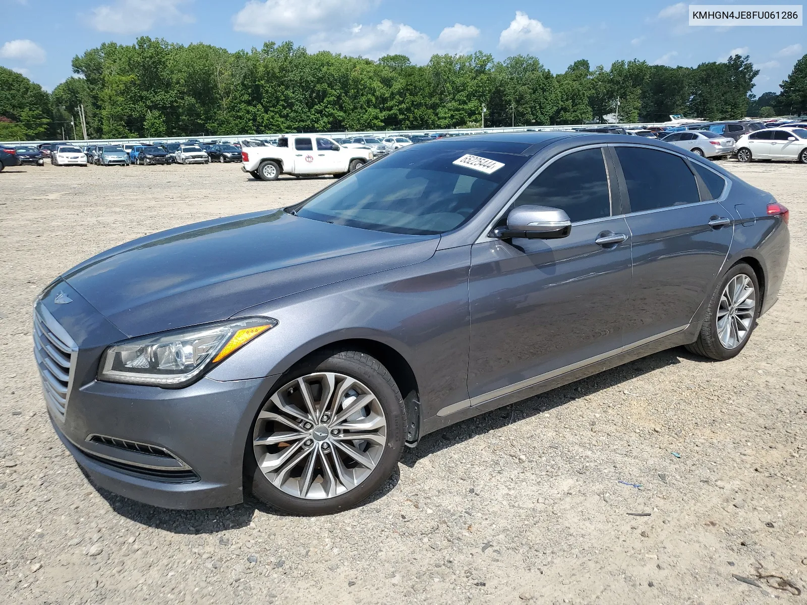 2015 Hyundai Genesis 3.8L VIN: KMHGN4JE8FU061286 Lot: 65225444