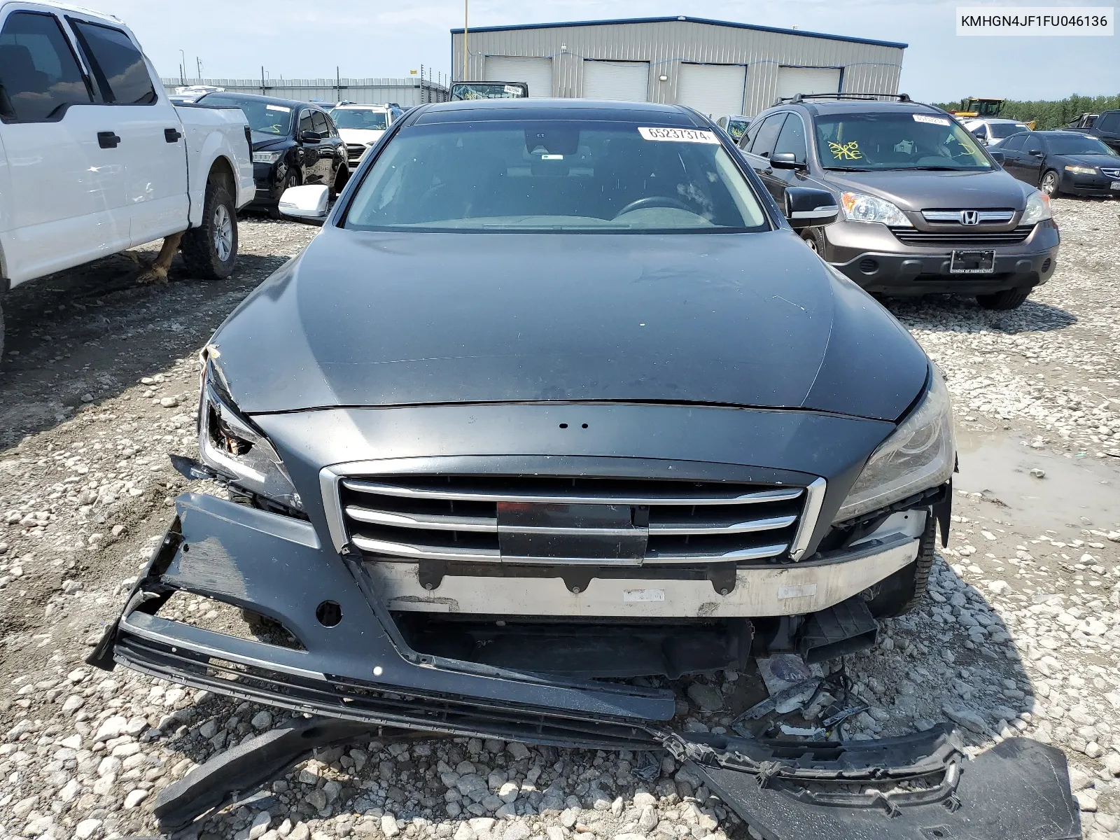 2015 Hyundai Genesis 5.0L VIN: KMHGN4JF1FU046136 Lot: 65237374