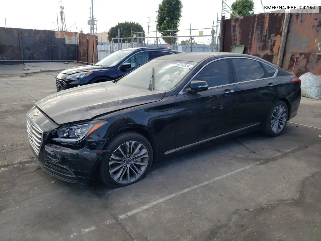 2015 Hyundai Genesis 3.8L VIN: KMHGN4JE8FU042950 Lot: 65751824