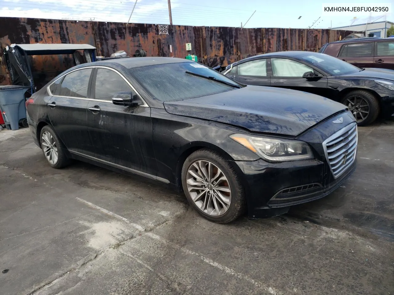 2015 Hyundai Genesis 3.8L VIN: KMHGN4JE8FU042950 Lot: 65751824