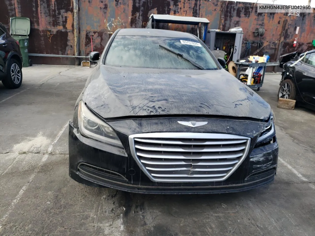 2015 Hyundai Genesis 3.8L VIN: KMHGN4JE8FU042950 Lot: 65751824