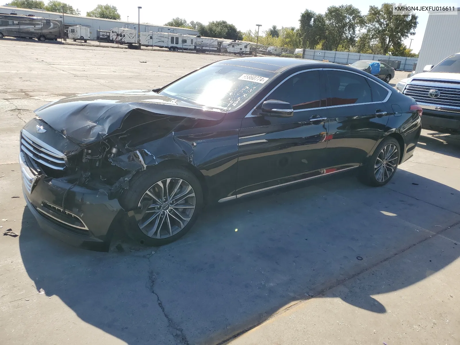 KMHGN4JEXFU016611 2015 Hyundai Genesis 3.8L