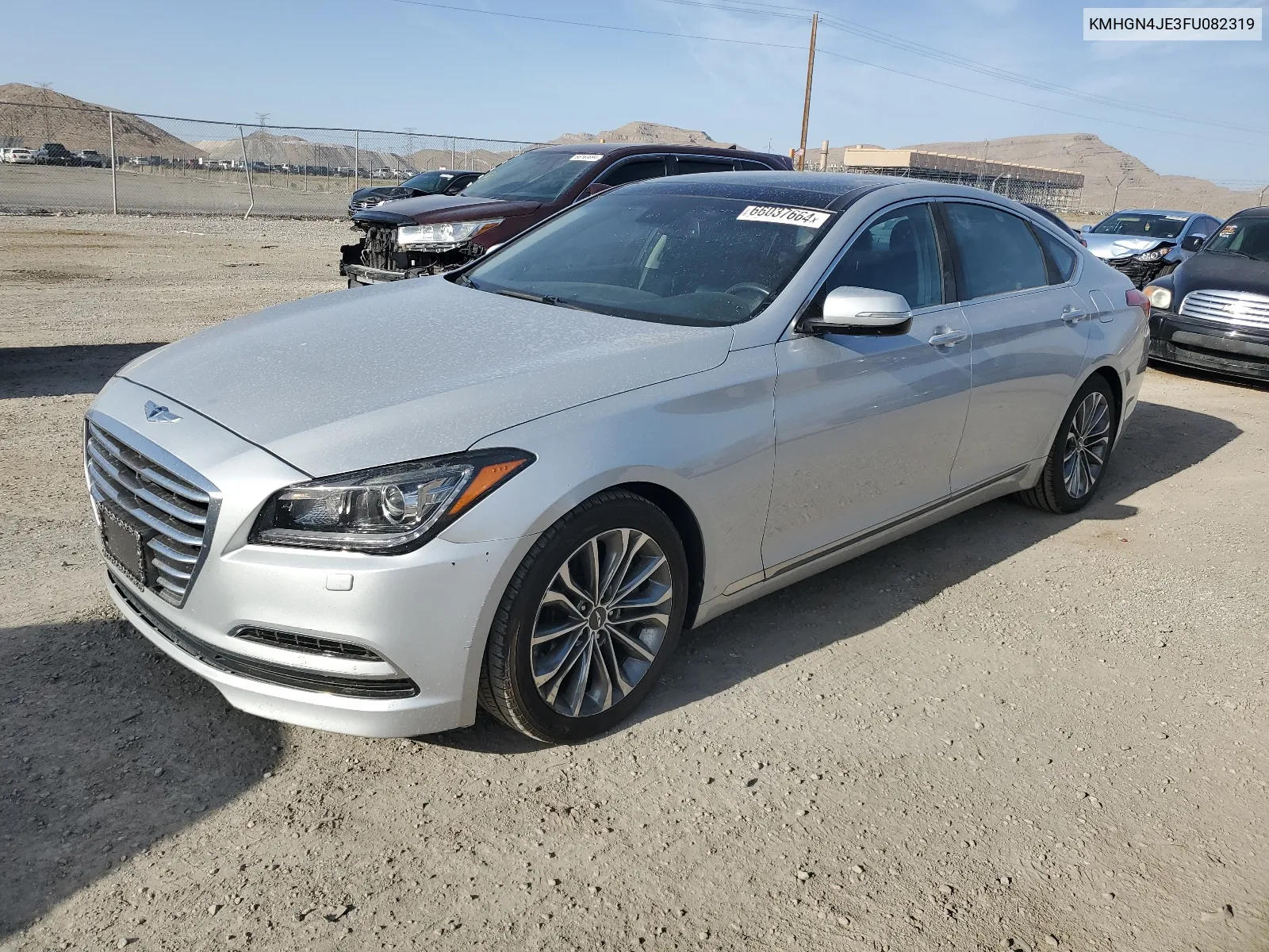 2015 Hyundai Genesis 3.8L VIN: KMHGN4JE3FU082319 Lot: 66037664