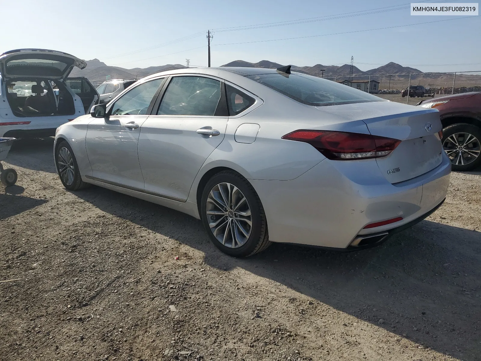 2015 Hyundai Genesis 3.8L VIN: KMHGN4JE3FU082319 Lot: 66037664