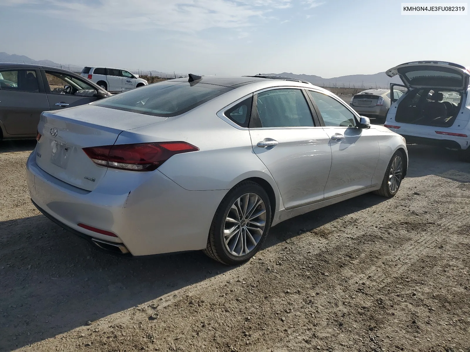 KMHGN4JE3FU082319 2015 Hyundai Genesis 3.8L