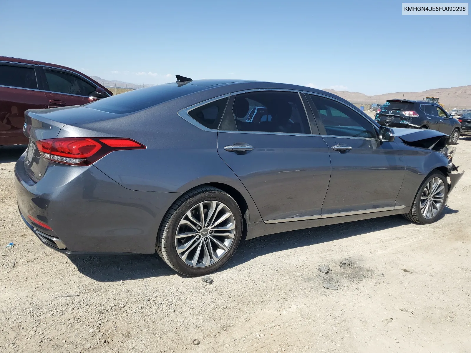 KMHGN4JE6FU090298 2015 Hyundai Genesis 3.8L