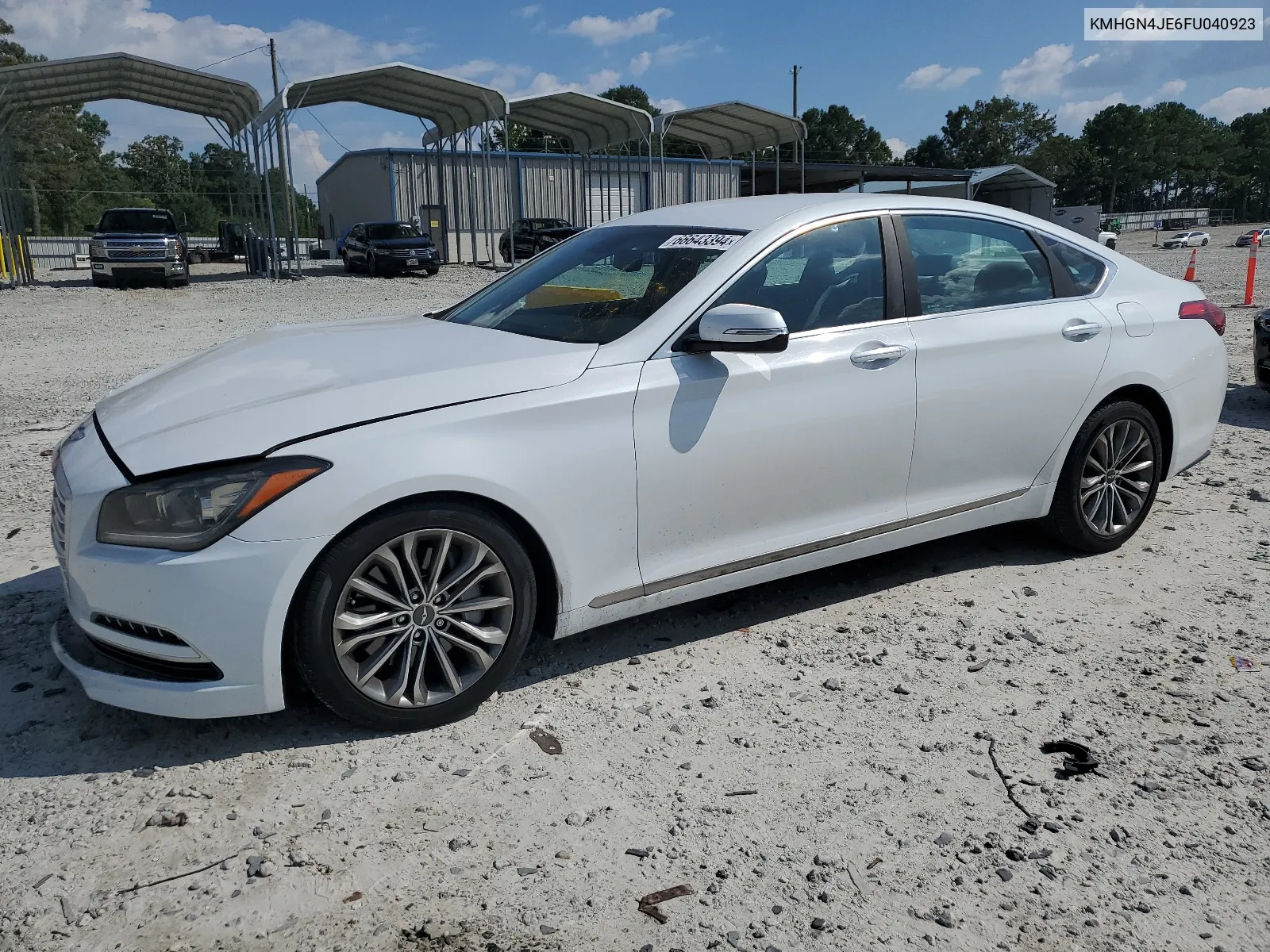 KMHGN4JE6FU040923 2015 Hyundai Genesis 3.8L