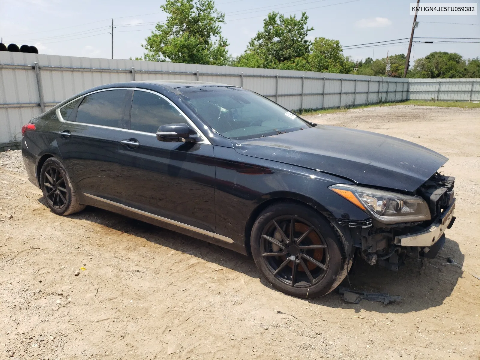 2015 Hyundai Genesis 3.8L VIN: KMHGN4JE5FU059382 Lot: 66799984