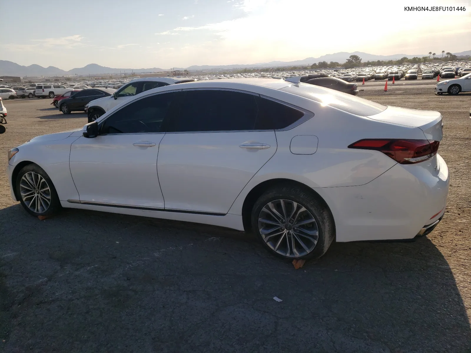 KMHGN4JE8FU101446 2015 Hyundai Genesis 3.8L