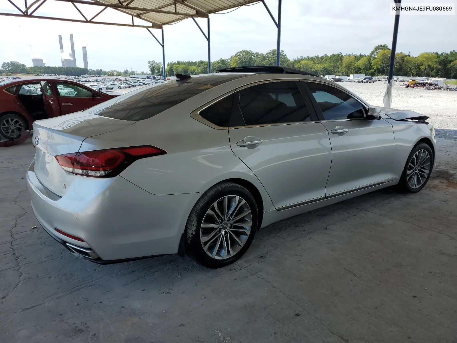 KMHGN4JE9FU080669 2015 Hyundai Genesis 3.8L