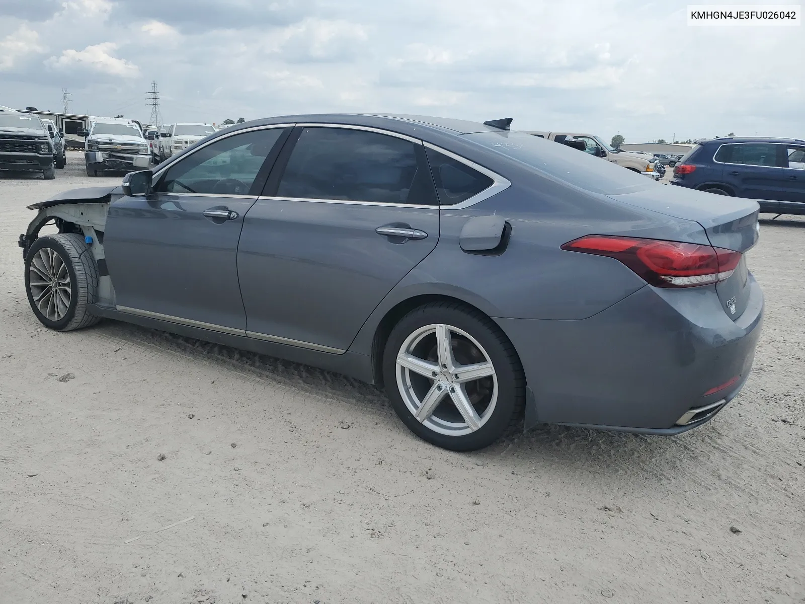 KMHGN4JE3FU026042 2015 Hyundai Genesis 3.8L