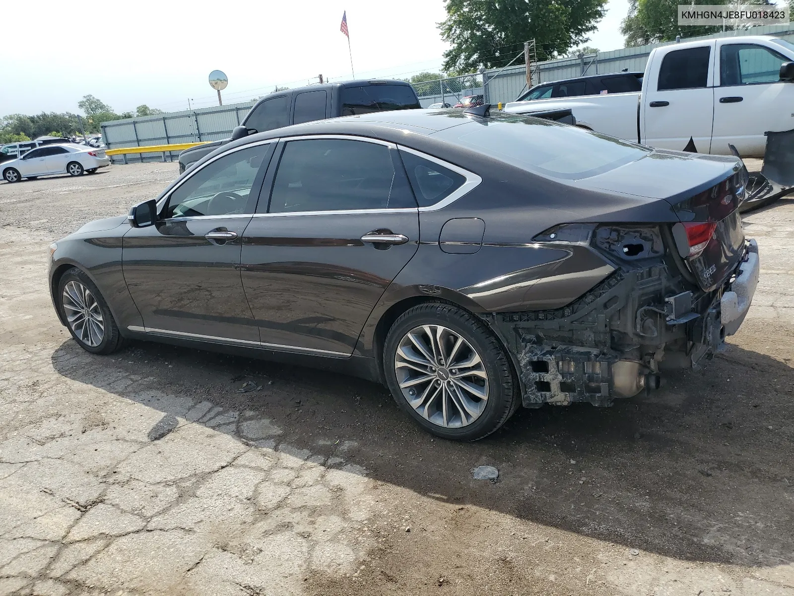 KMHGN4JE8FU018423 2015 Hyundai Genesis 3.8L