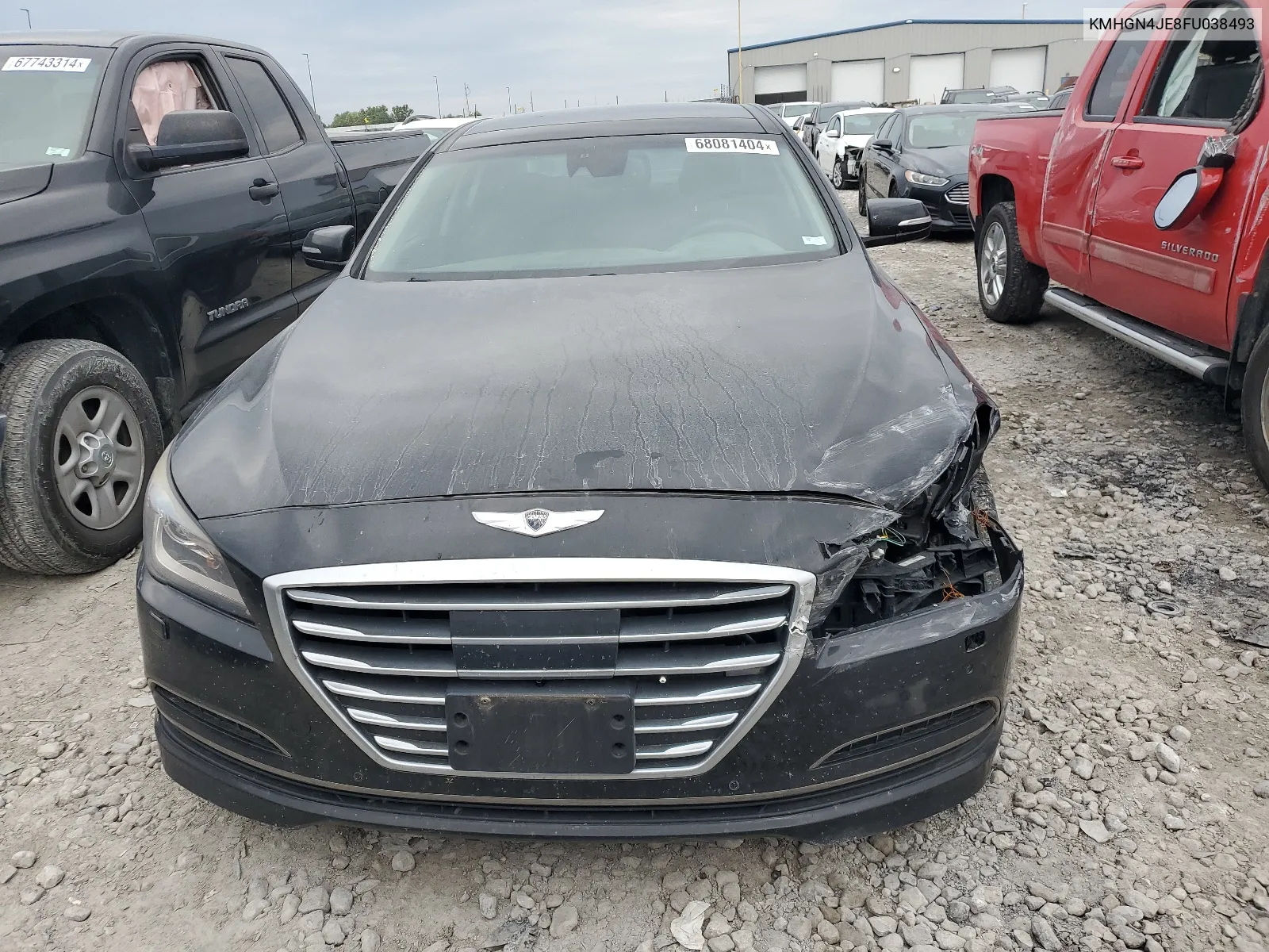 2015 Hyundai Genesis 3.8L VIN: KMHGN4JE8FU038493 Lot: 68081404