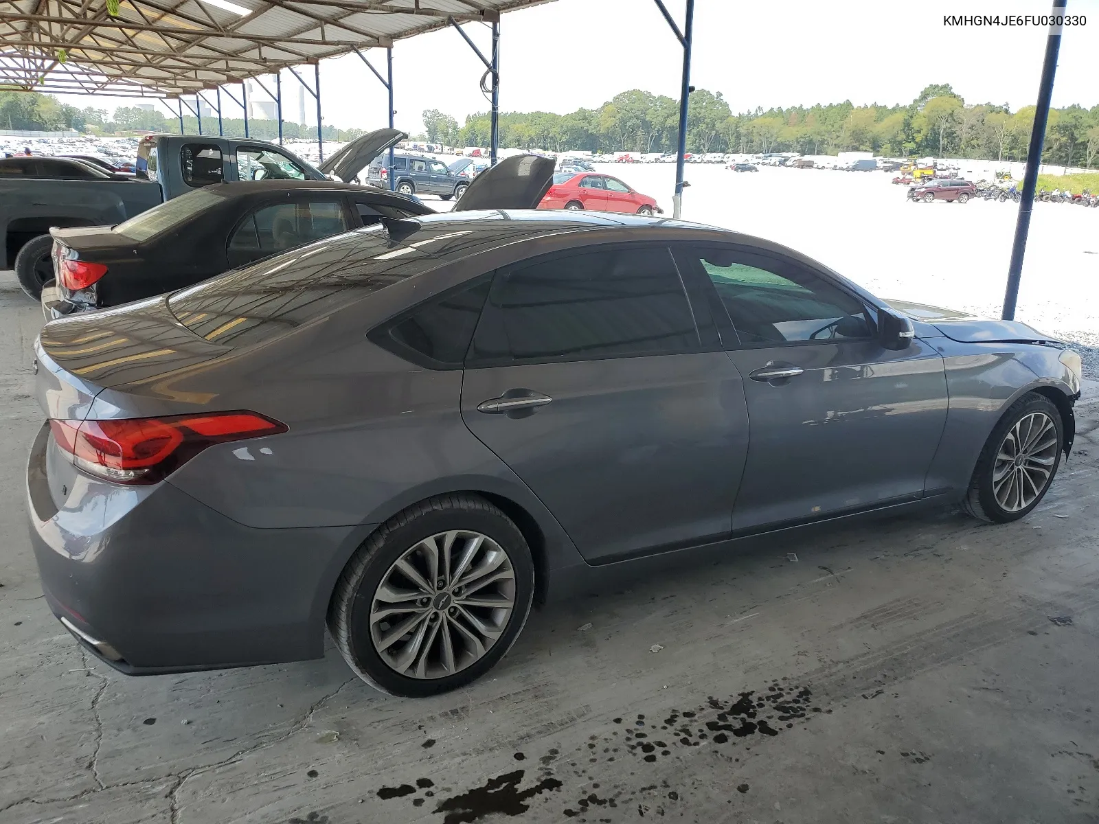 2015 Hyundai Genesis 3.8L VIN: KMHGN4JE6FU030330 Lot: 68086344