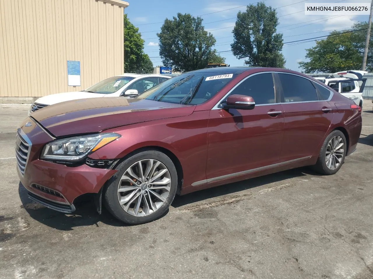 2015 Hyundai Genesis 3.8L VIN: KMHGN4JE8FU066276 Lot: 68118794