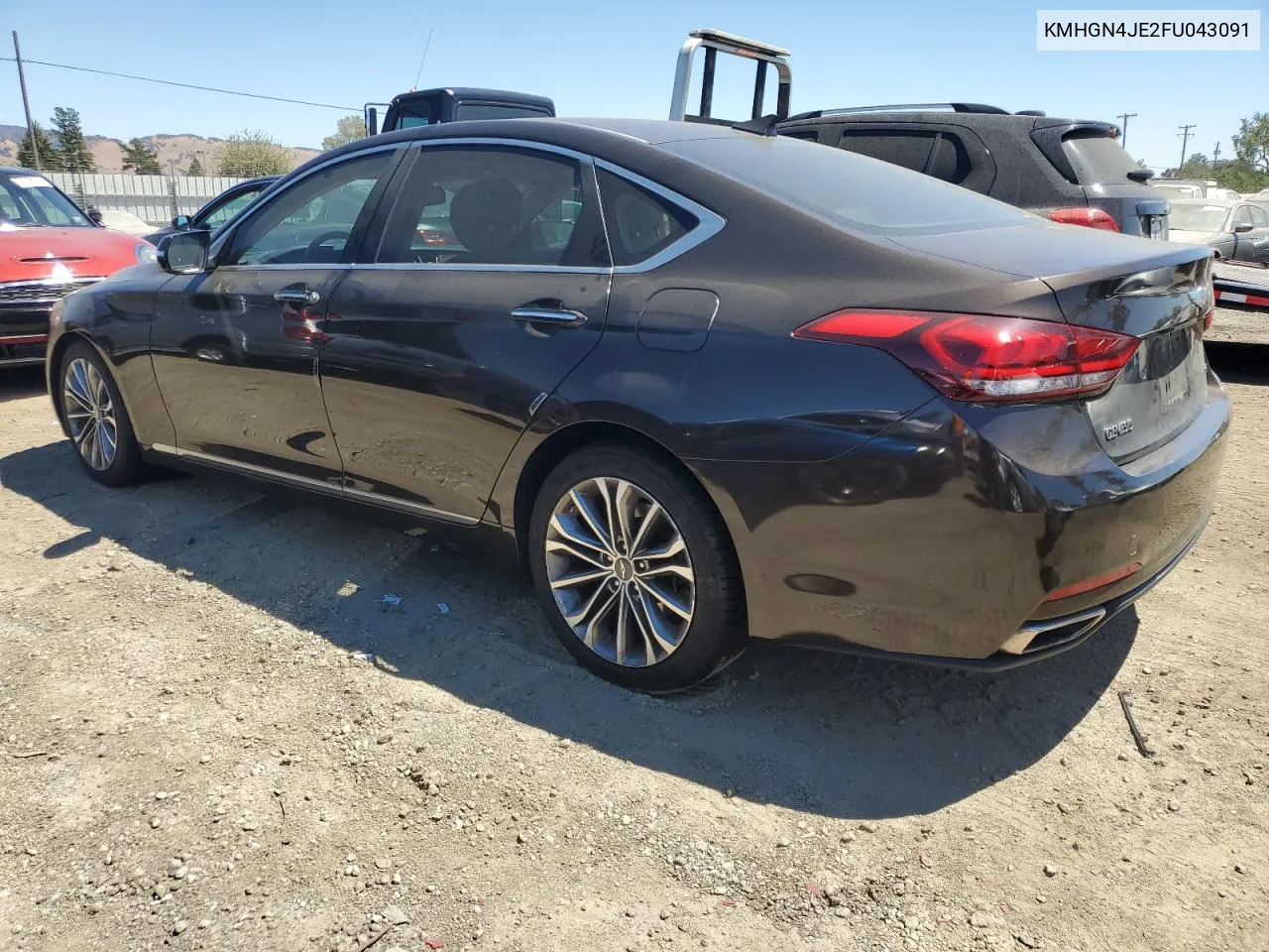 2015 Hyundai Genesis 3.8L VIN: KMHGN4JE2FU043091 Lot: 68129574