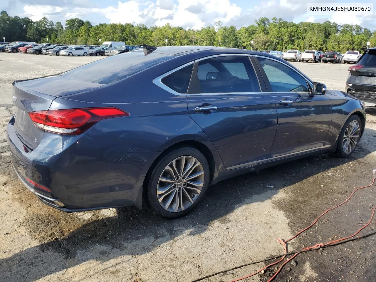 KMHGN4JE6FU089670 2015 Hyundai Genesis 3.8L