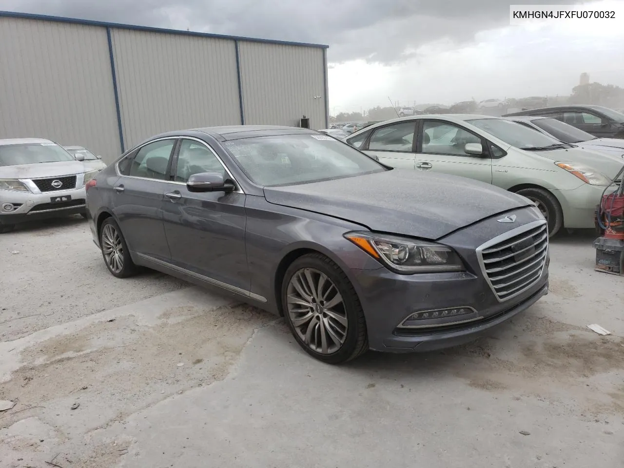 2015 Hyundai Genesis 5.0L VIN: KMHGN4JFXFU070032 Lot: 68351644