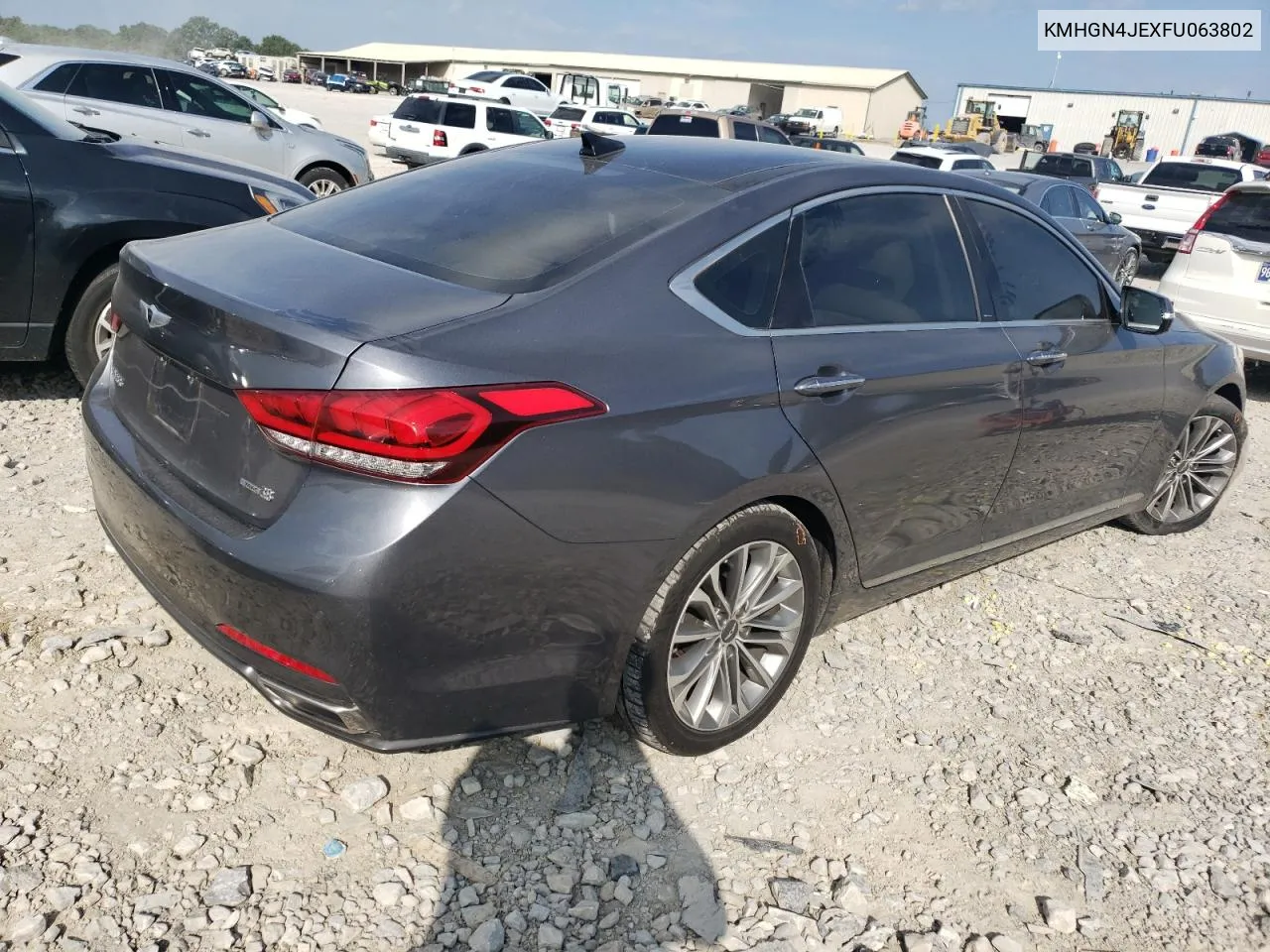 2015 Hyundai Genesis 3.8L VIN: KMHGN4JEXFU063802 Lot: 68367874