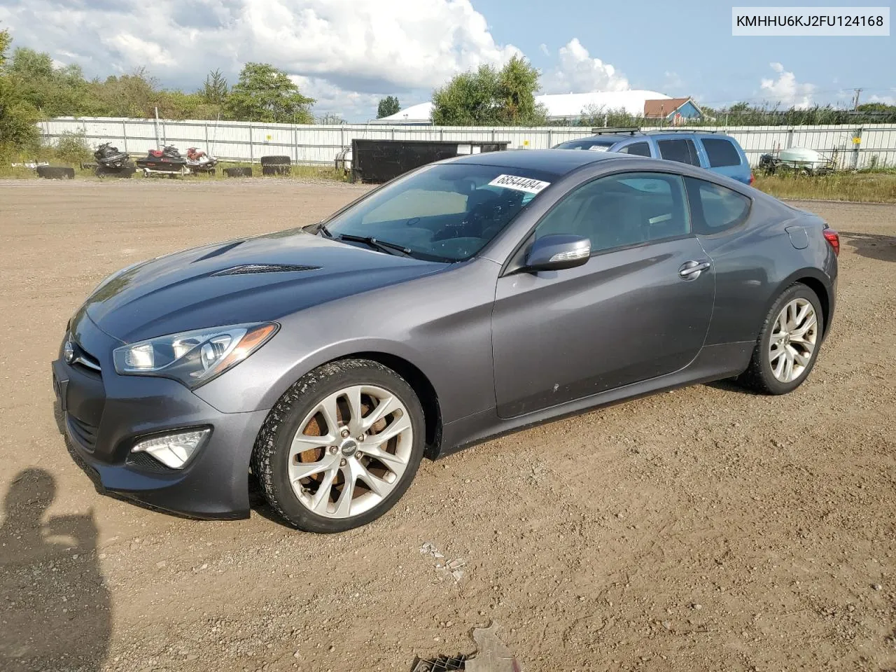 KMHHU6KJ2FU124168 2015 Hyundai Genesis Coupe 3.8L