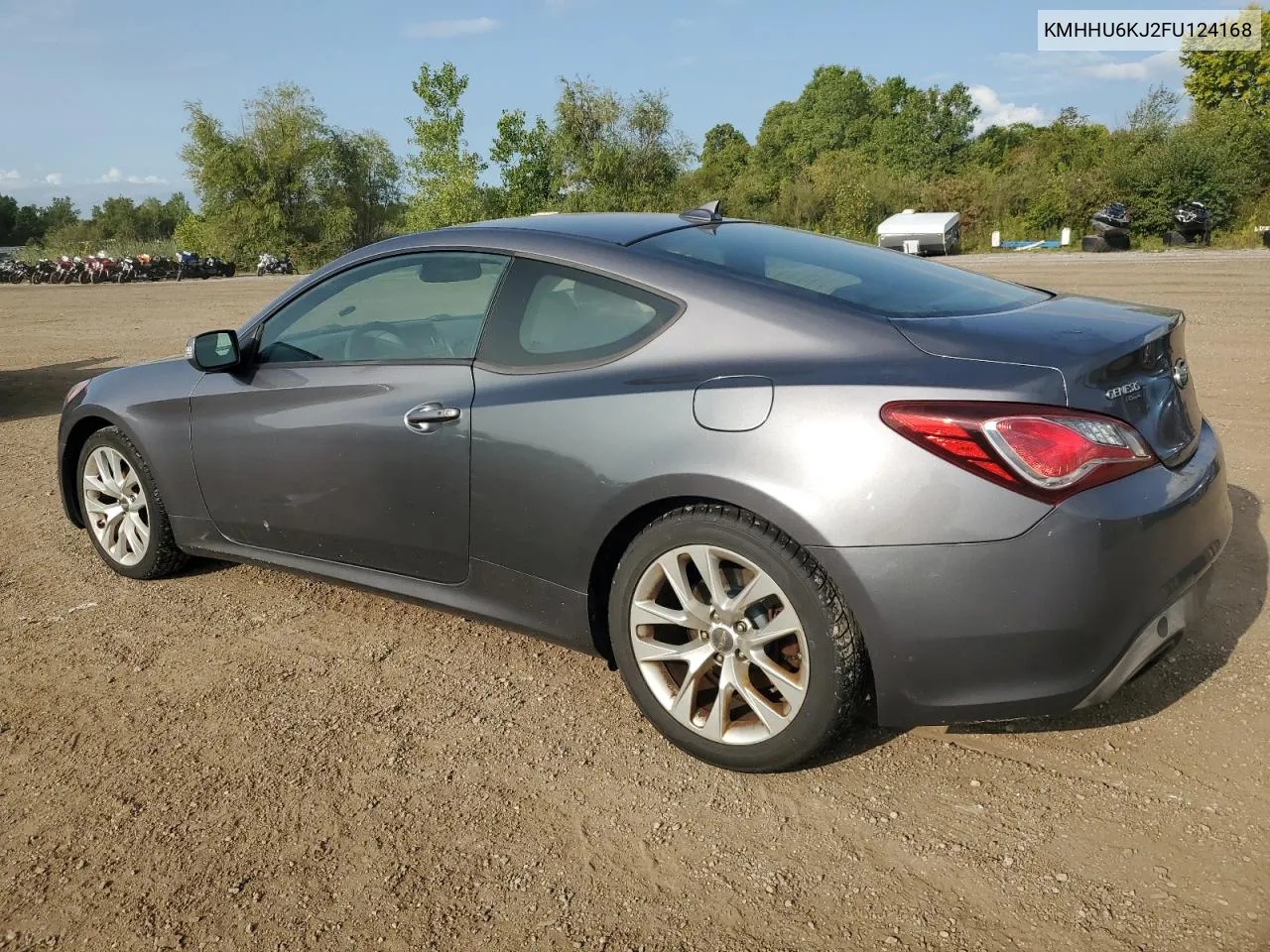 KMHHU6KJ2FU124168 2015 Hyundai Genesis Coupe 3.8L