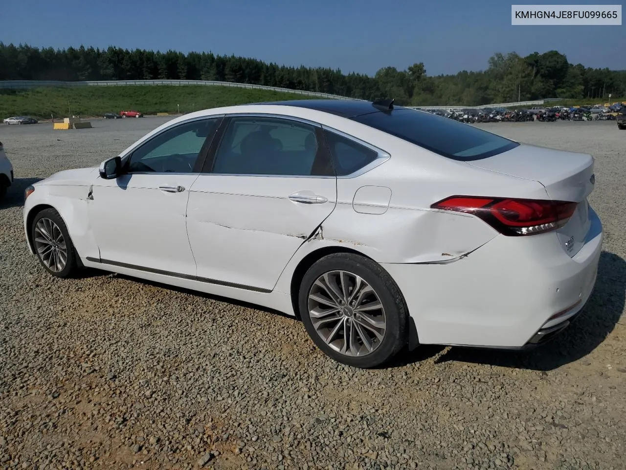 KMHGN4JE8FU099665 2015 Hyundai Genesis 3.8L