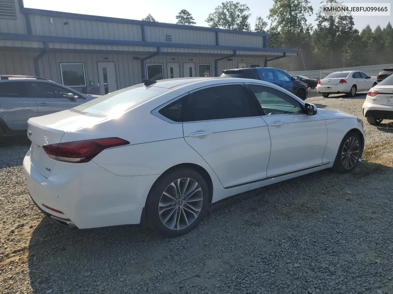 KMHGN4JE8FU099665 2015 Hyundai Genesis 3.8L