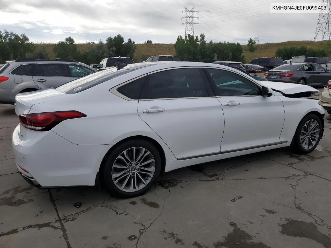 2015 Hyundai Genesis 3.8L VIN: KMHGN4JE0FU099403 Lot: 68703224