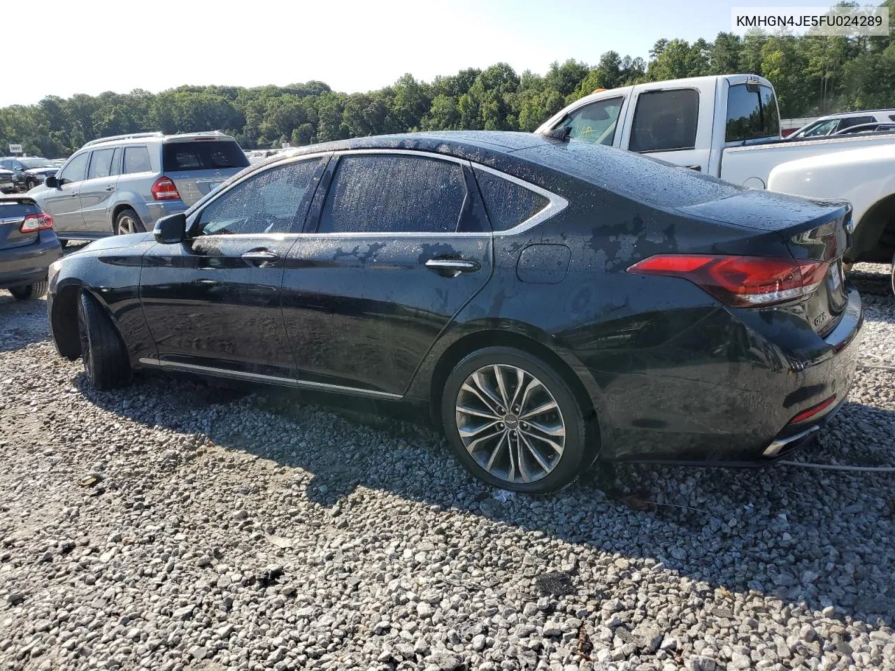 2015 Hyundai Genesis 3.8L VIN: KMHGN4JE5FU024289 Lot: 68796624