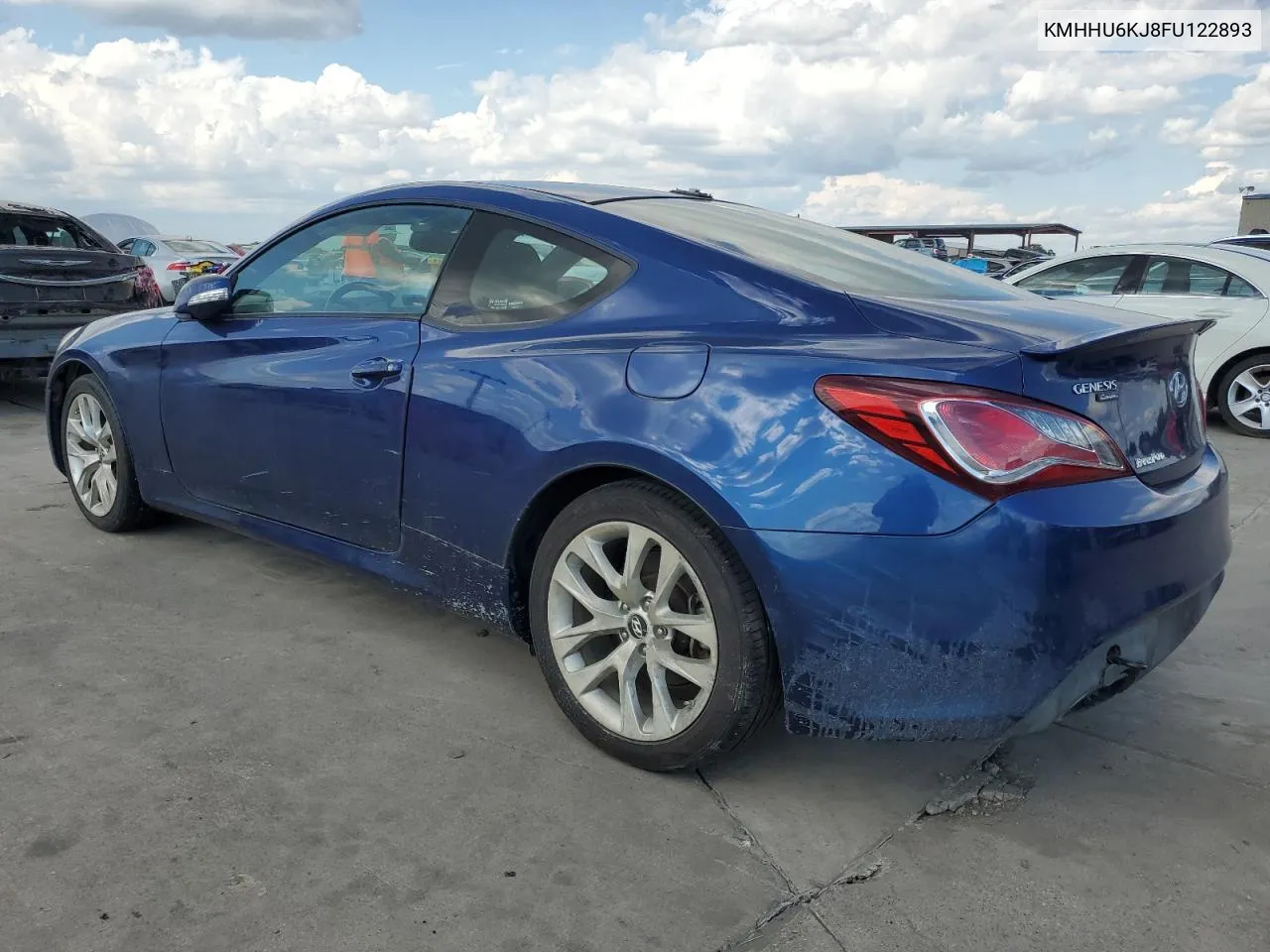 2015 Hyundai Genesis Coupe 3.8L VIN: KMHHU6KJ8FU122893 Lot: 69505884