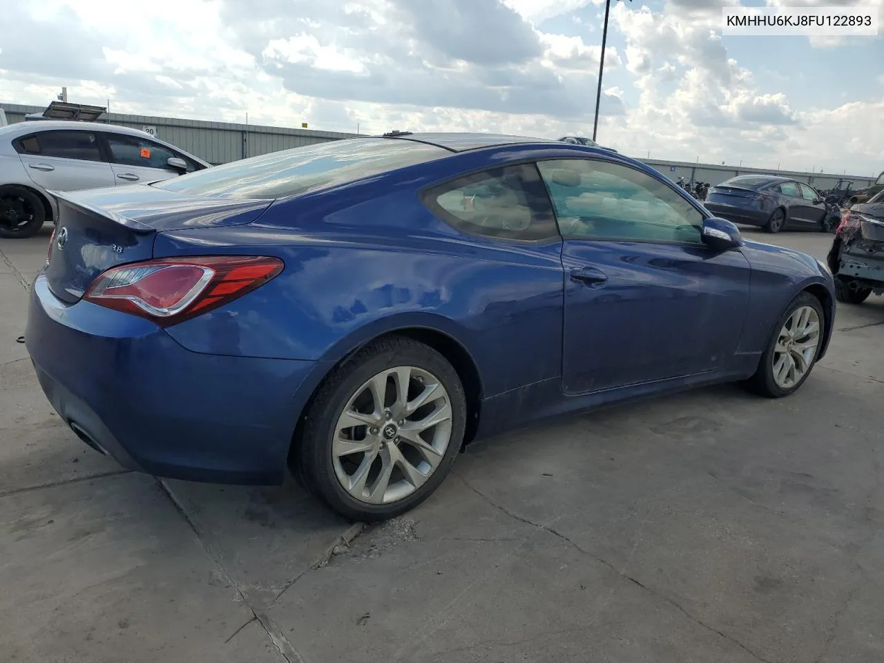 2015 Hyundai Genesis Coupe 3.8L VIN: KMHHU6KJ8FU122893 Lot: 69505884