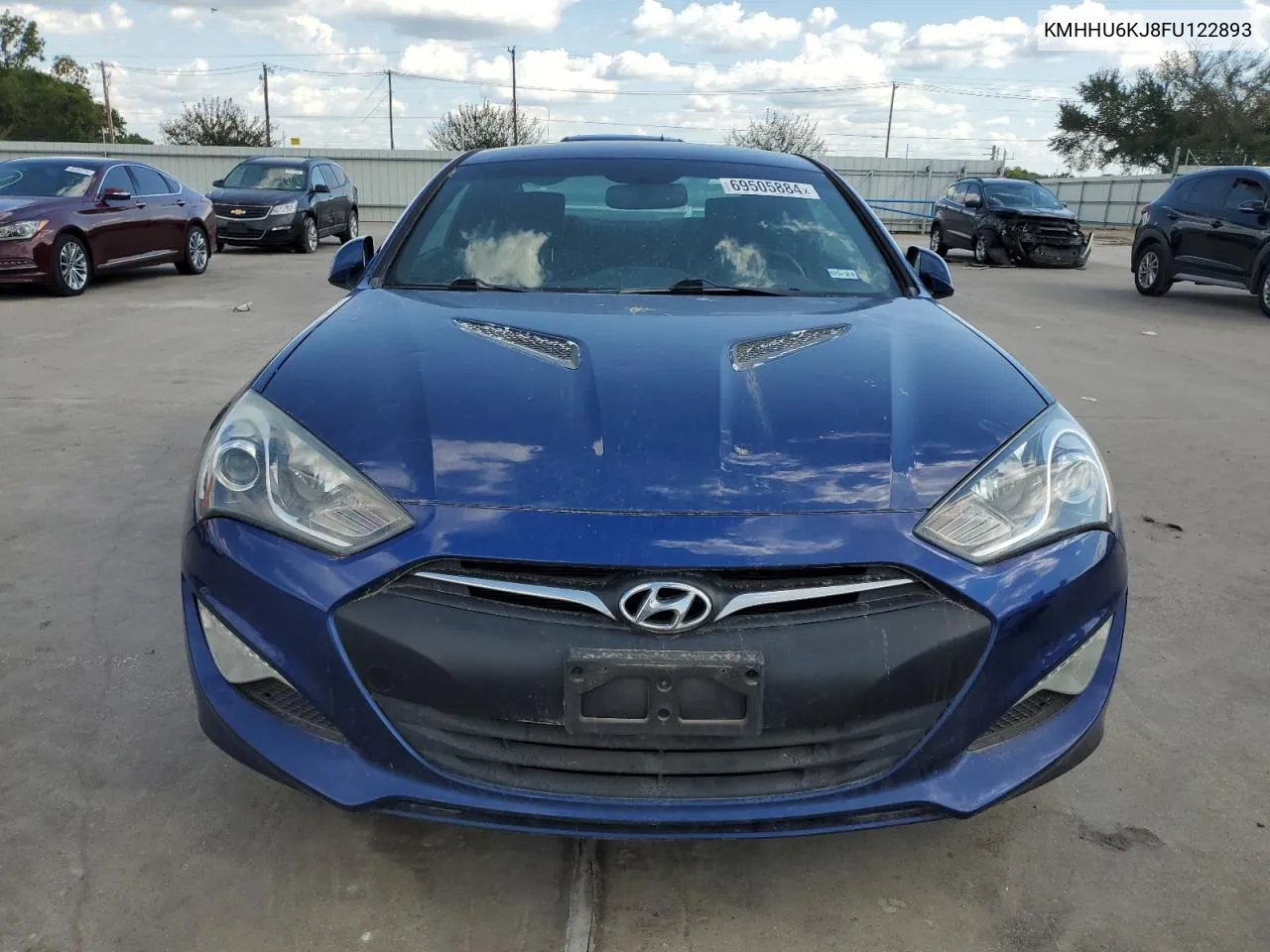 2015 Hyundai Genesis Coupe 3.8L VIN: KMHHU6KJ8FU122893 Lot: 69505884