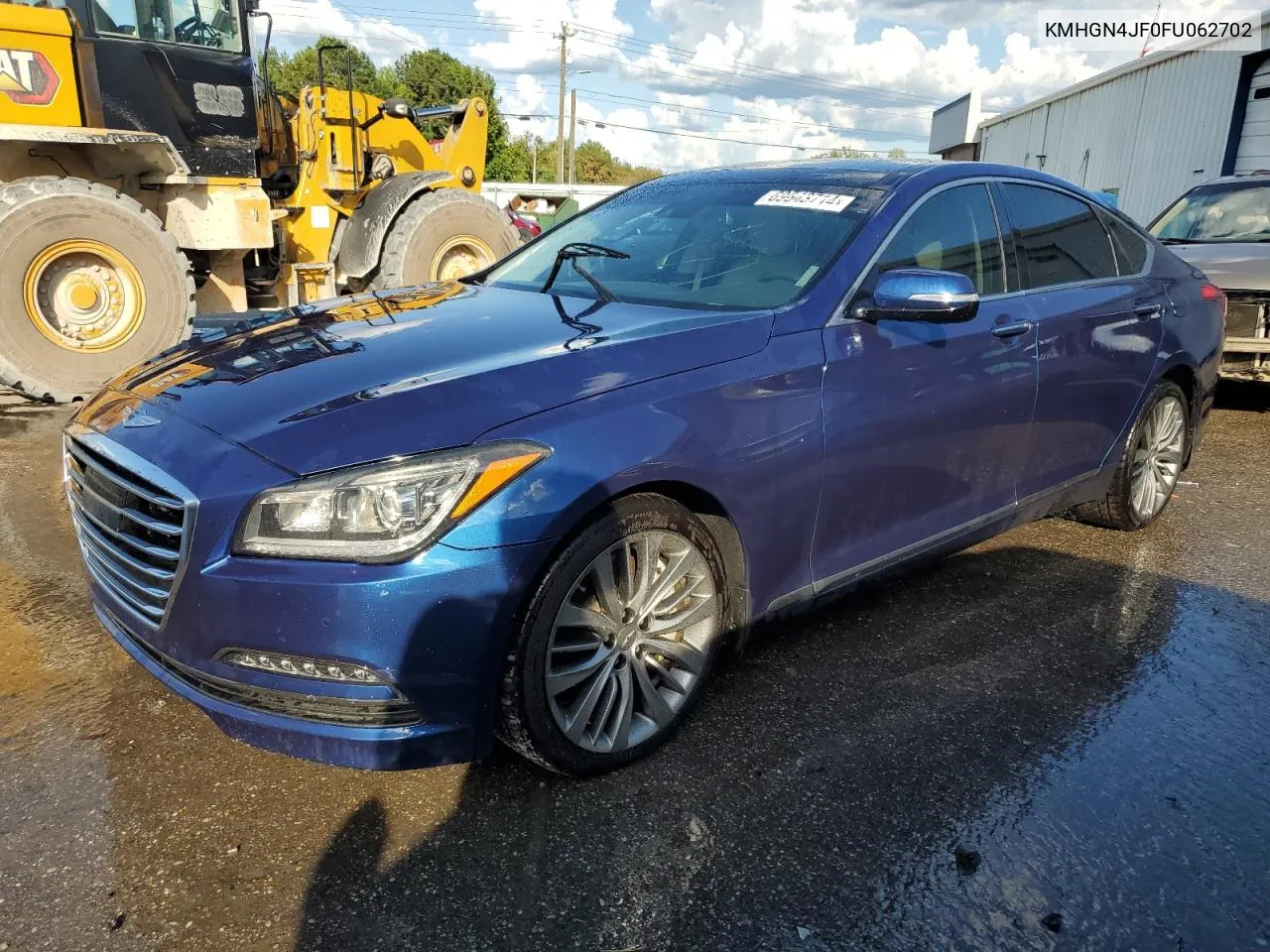 KMHGN4JF0FU062702 2015 Hyundai Genesis 5.0L