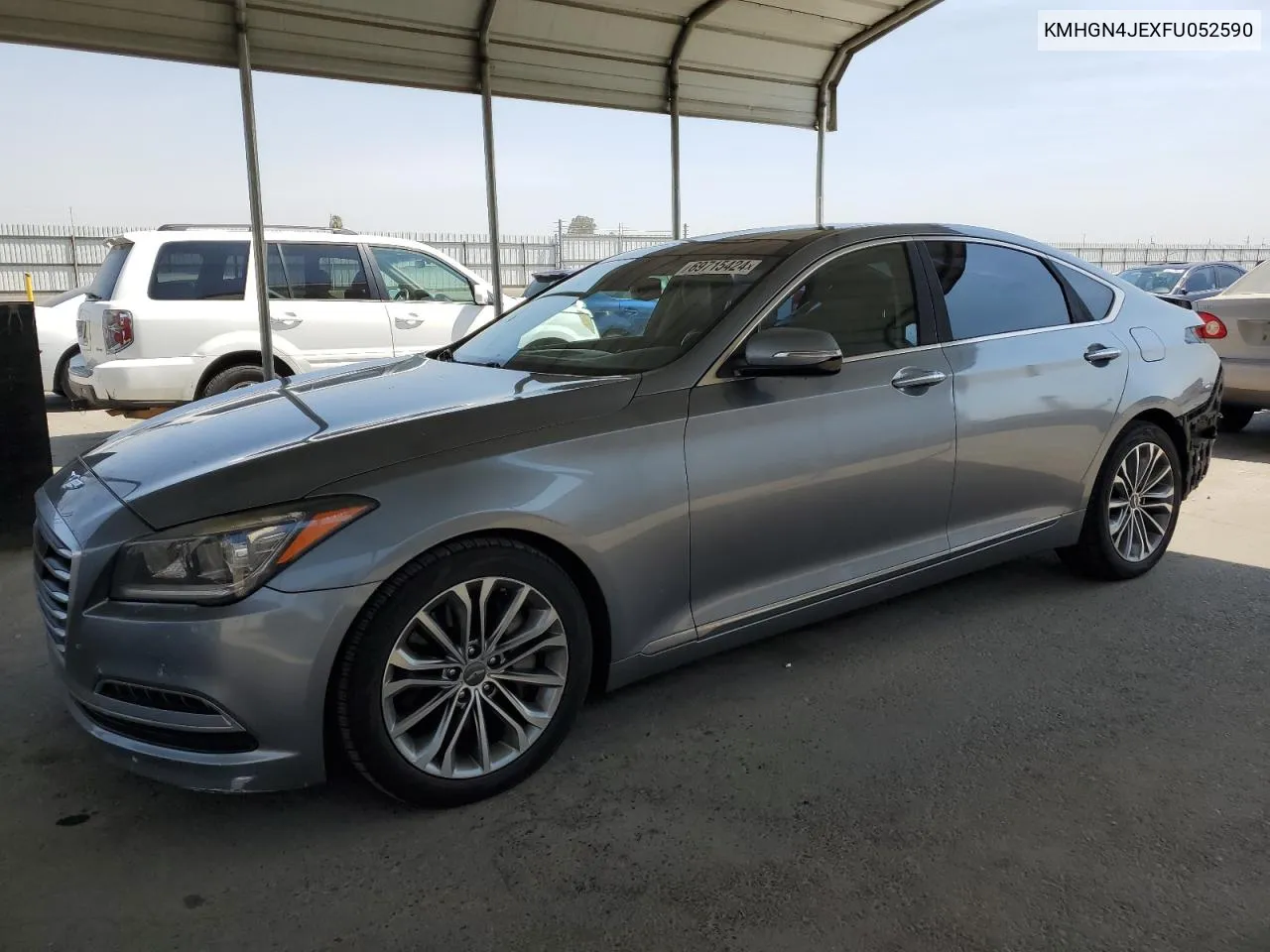 2015 Hyundai Genesis 3.8L VIN: KMHGN4JEXFU052590 Lot: 69715424