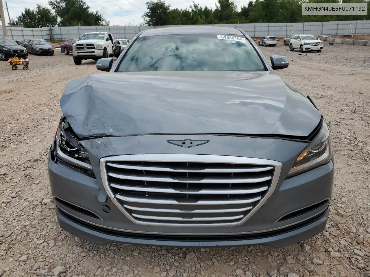 KMHGN4JE5FU071192 2015 Hyundai Genesis 3.8L