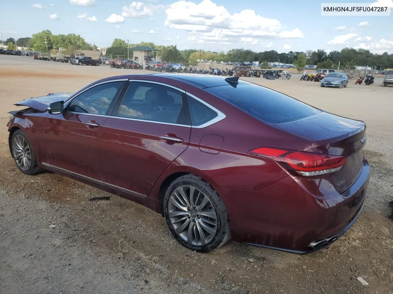 2015 Hyundai Genesis 5.0L VIN: KMHGN4JF5FU047287 Lot: 70397764