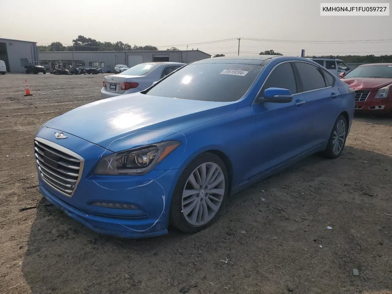 2015 Hyundai Genesis 5.0L VIN: KMHGN4JF1FU059727 Lot: 70619204