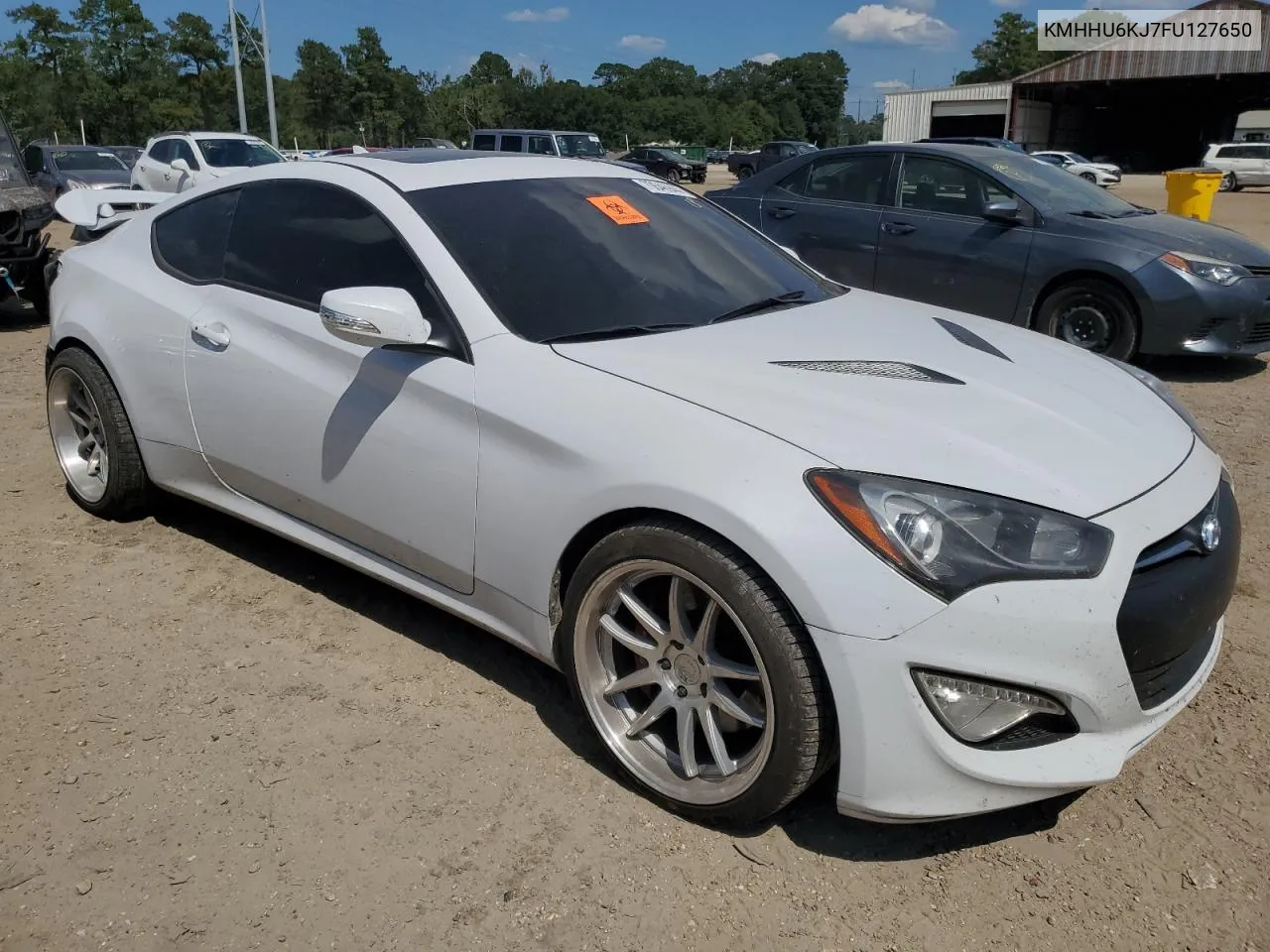 2015 Hyundai Genesis Coupe 3.8L VIN: KMHHU6KJ7FU127650 Lot: 70646944