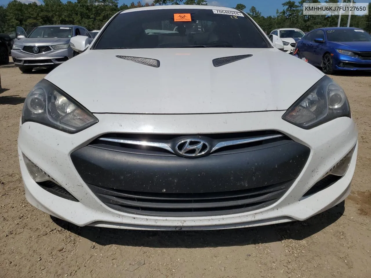 2015 Hyundai Genesis Coupe 3.8L VIN: KMHHU6KJ7FU127650 Lot: 70646944