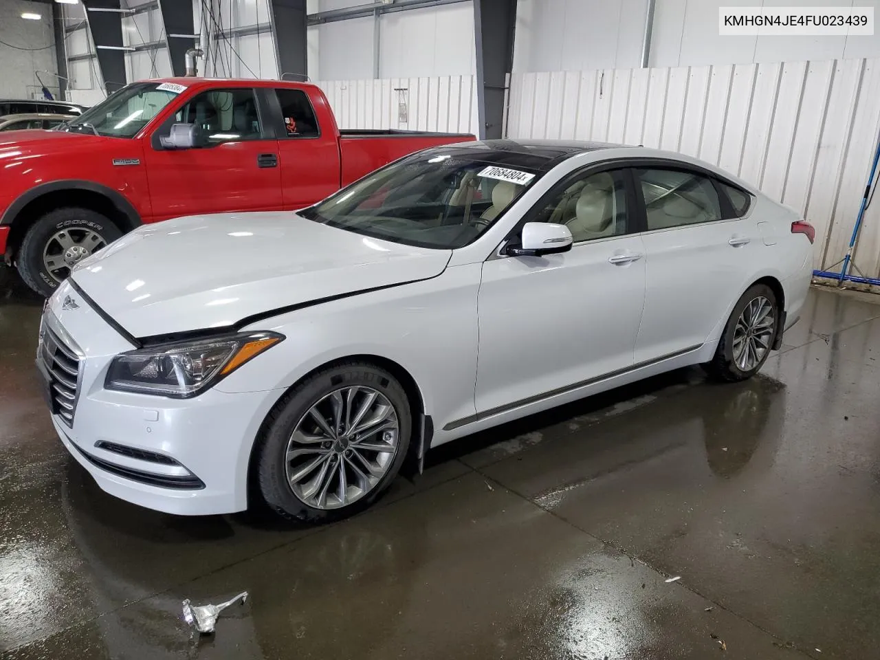 2015 Hyundai Genesis 3.8L VIN: KMHGN4JE4FU023439 Lot: 70684804