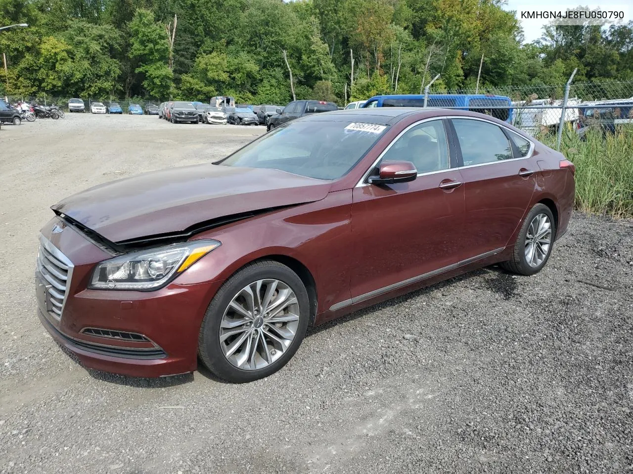 2015 Hyundai Genesis 3.8L VIN: KMHGN4JE8FU050790 Lot: 70857774