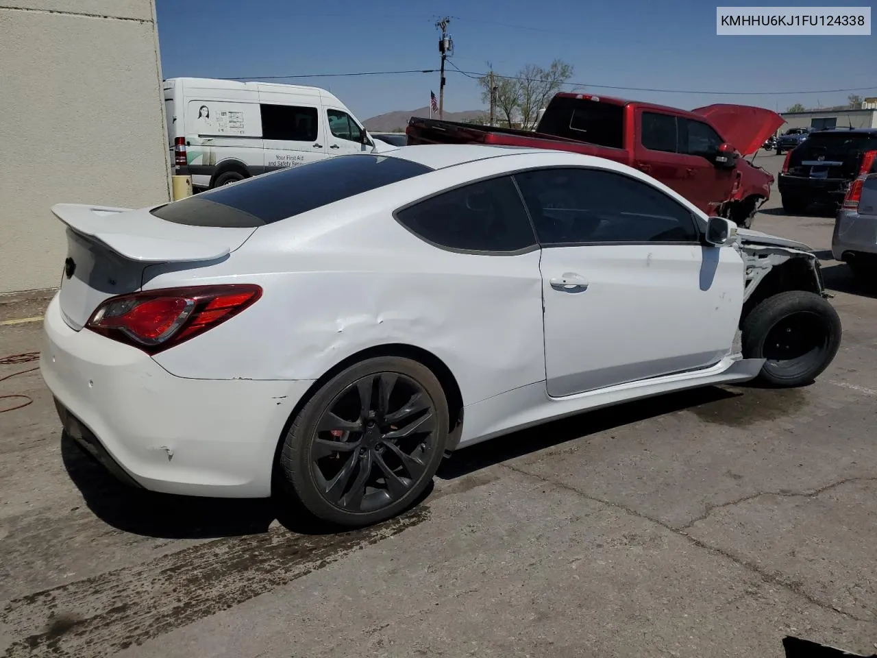 KMHHU6KJ1FU124338 2015 Hyundai Genesis Coupe 3.8L