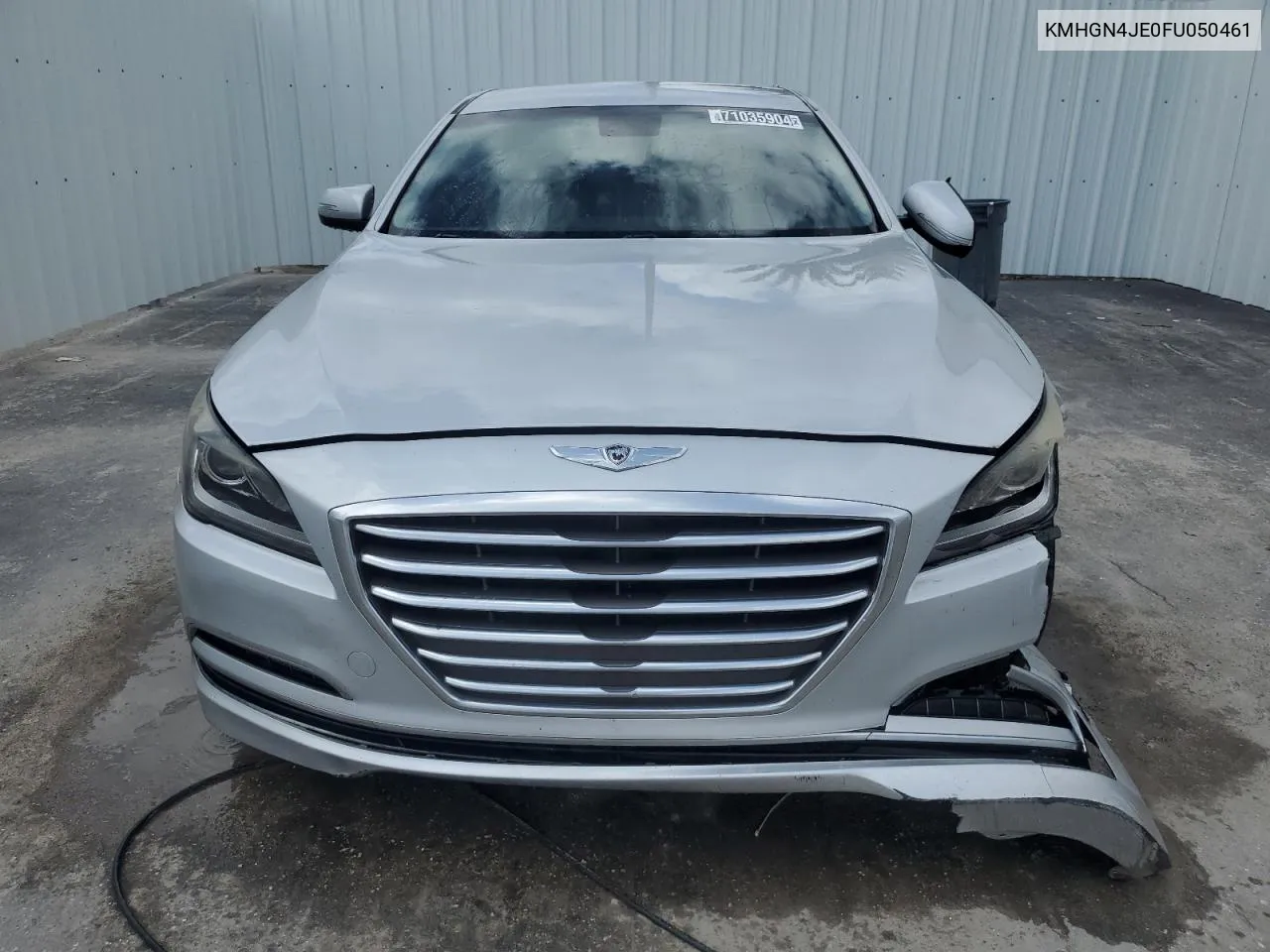 2015 Hyundai Genesis 3.8L VIN: KMHGN4JE0FU050461 Lot: 71035904