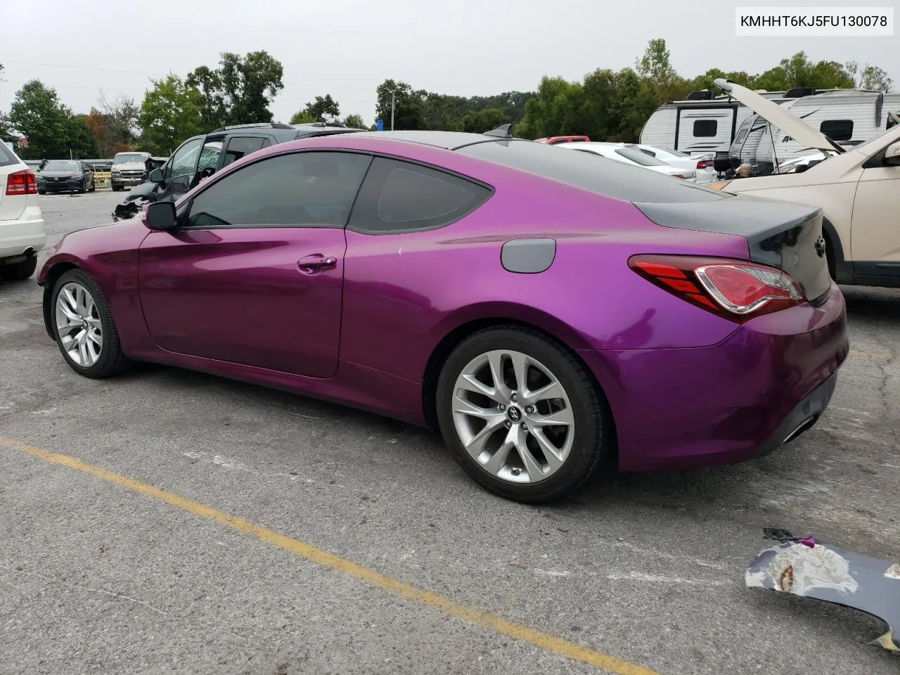 KMHHT6KJ5FU130078 2015 Hyundai Genesis Coupe 3.8L