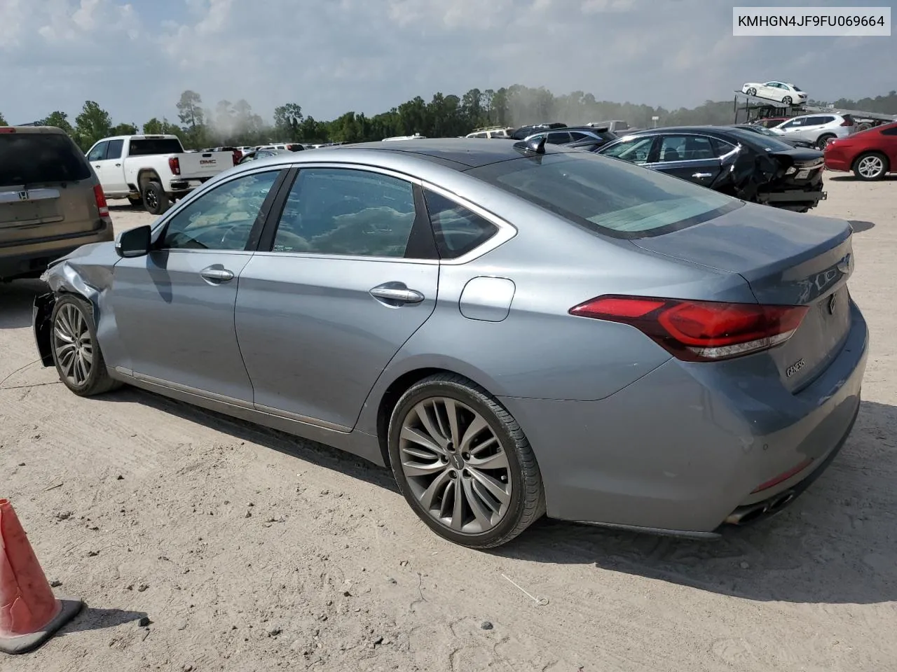 KMHGN4JF9FU069664 2015 Hyundai Genesis 5.0L